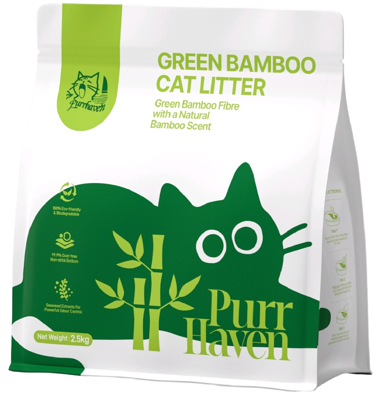 Green Bamboo Cat Litter