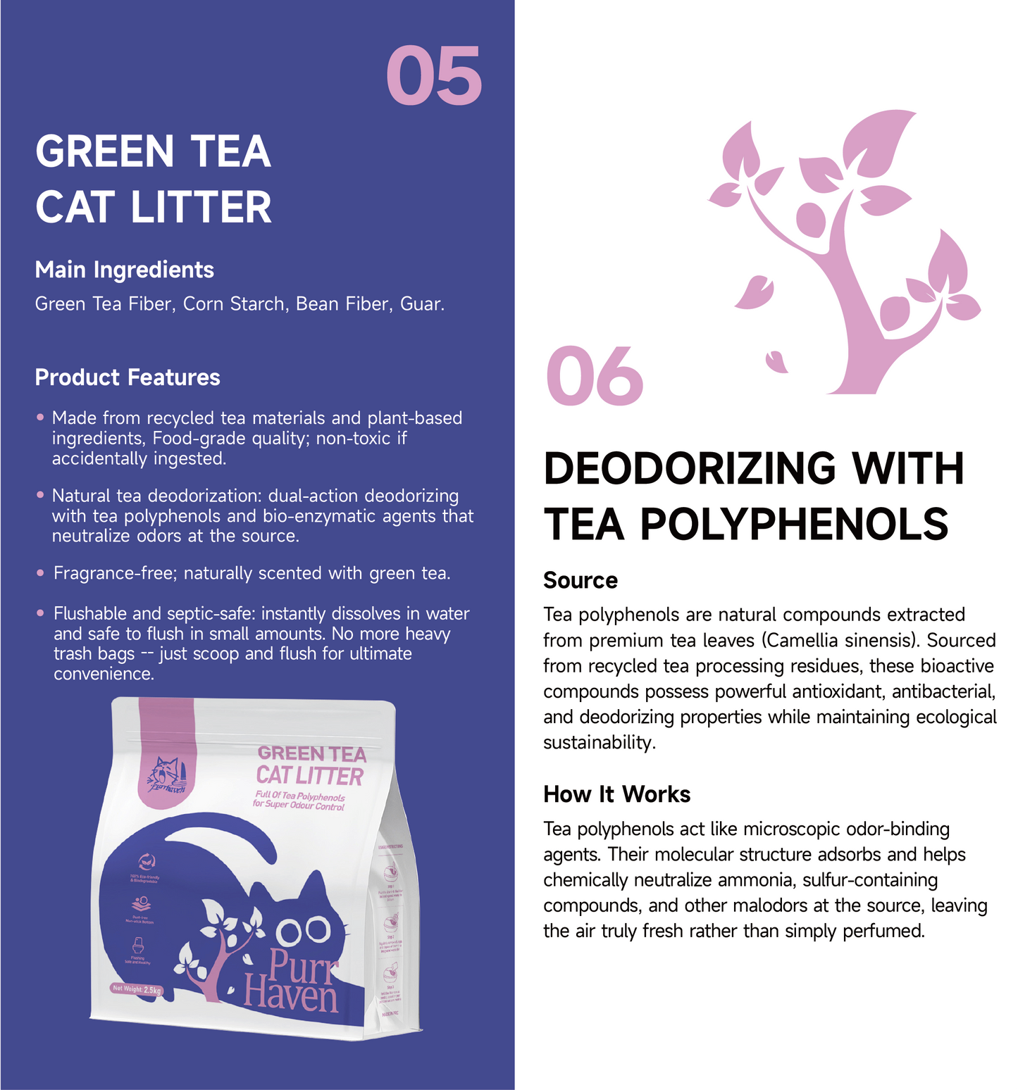 Green Tea Cat Litter