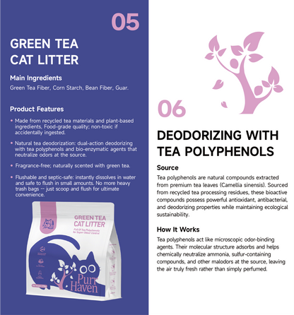Green Tea Cat Litter